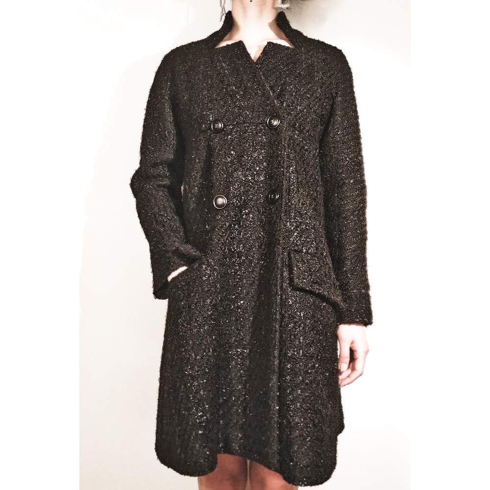 Chanel Black Tweed Coat from 16 Cruise